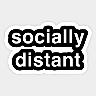Socially distant Sticker